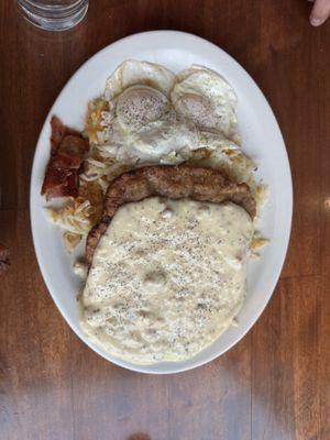 Chicken Fried Steak & Eggs