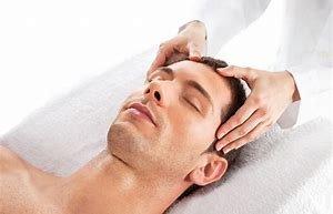 Migraine relief with a cranial massage. Works the crown of the head, base of the skull and jaw line.