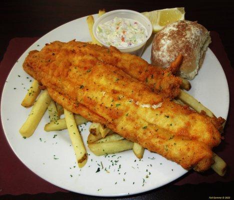 Large Fish 'n' Chips  
 Very Good!