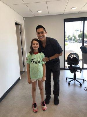 Welcome Brooklyn! Woot woot!! Thank you so much for trusting our orthodontist, Dr. Howard, with your braces orthodontic treatment!