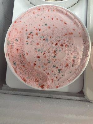 Peppermint stick ice cream from Wilcoxsons