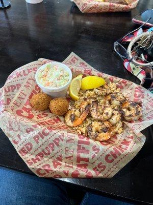 Blackened Shrimp combo