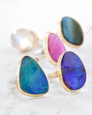 Jamie Joseph gemstone rings.