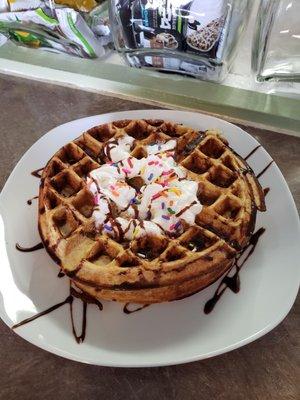 Waffles altos en proteína, bajos en calorías y carbohidratos