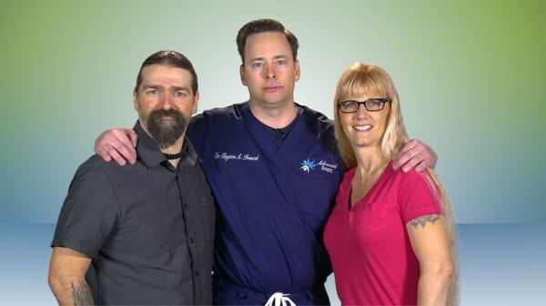 Randy and Cindy had weight loss surgery and were able to support each other during their transformations.