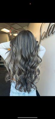 Cool Toned Balayage! (;