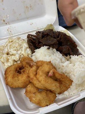 Beef and Shrimp Combo