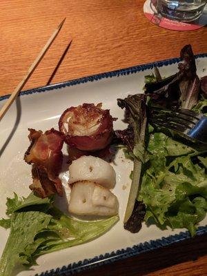 Bacon wrapped scallops