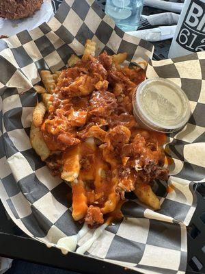 Buffalo Fried Chicken Tenders Fries Basket