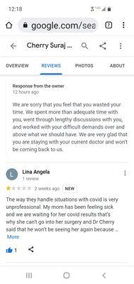 He calls asking for accuracy being difficult and says he shouldn't have spent time on treating me. Is that how you want to be treated?