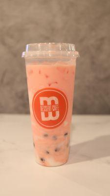 Strawberry milk tea