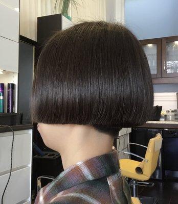 Precision, geometric haircuts.