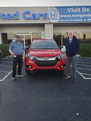 This is me (Barry/Left) and Ron (Right) with our NEW 2019 Honda HR-V!