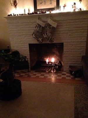 First fire in our new home!