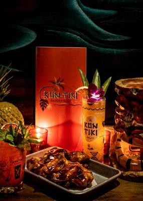 Kon Tiki food and drinks