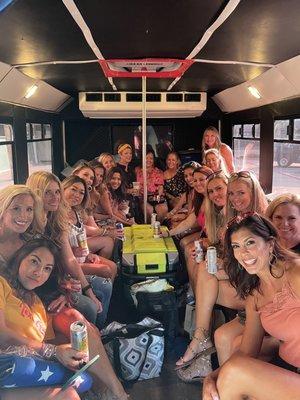 Party bus fun! Thank you Frisco Black Car