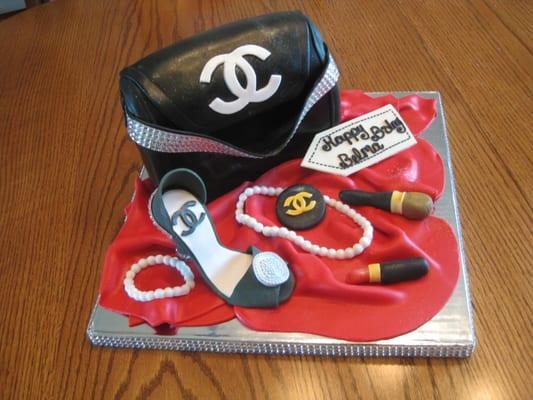 A birthday cake for a huge Chanel fan!