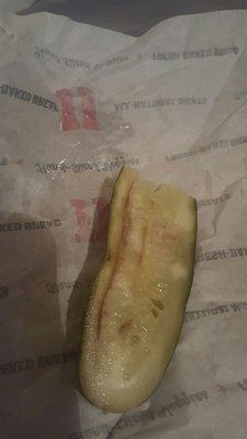 This was what I was given for a pickle.