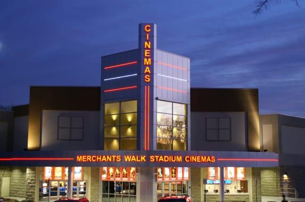 Evening at Merchants Walk Cinema