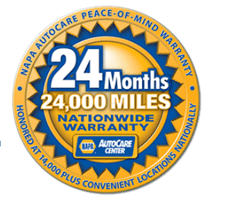 We offer 24 months / 24,000 miles nationwide warranty.