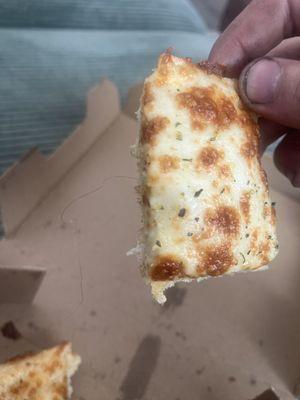 Some dumb broads weave  in my Italian Cheese Bread. Remember this when you go get pizza from a bunch of thugs.