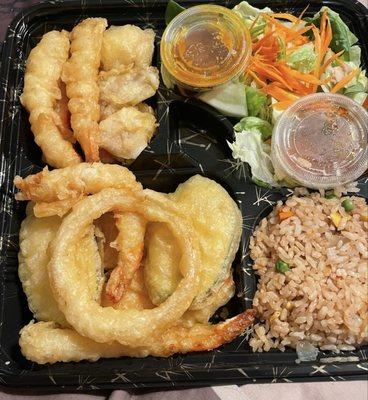 Seafood Combo Tempura Bento