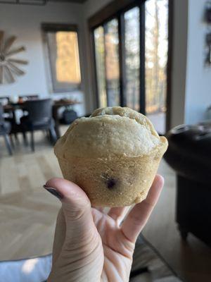 Blueberry vanilla muffin