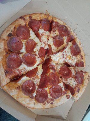 Pepperoni pizza