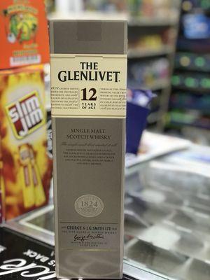 The Glenlivet Scotch Whiskey     For 39.99 + tax