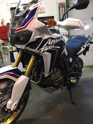 The mouth watering Africa Twin. IN STOCK!