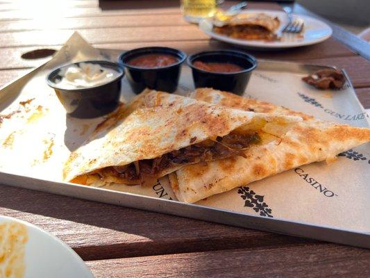 Beef quesadillas