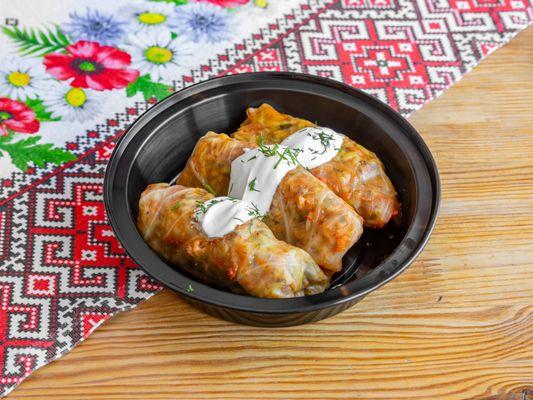 Stuffed Cabbage Leaves Bowl