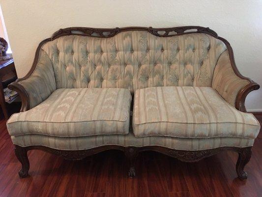 Loveseat to be reupholstered