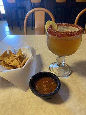 Chavela with free chips and salsa