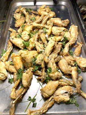 Frog Legs Fri Sat Sunday dinner