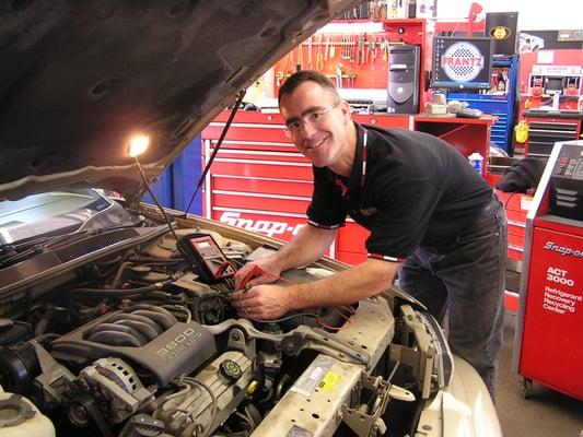 Don Frantz at work