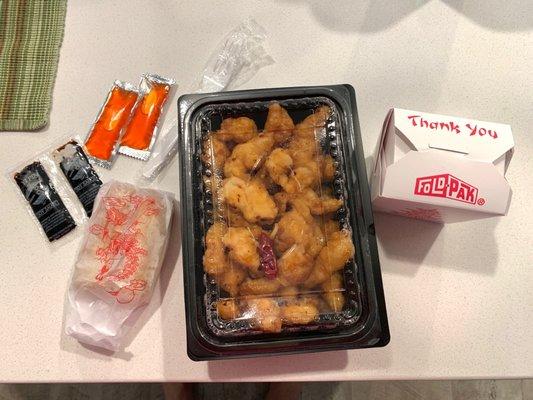 A4. General Tso's Chicken 2. Spring Rolls