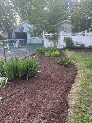 Red mulch