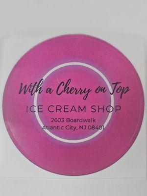 With A Cherry Op Top Ice Cream- 2603 Boardwalk in Atlantic City