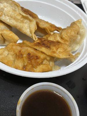 Dumplings fried