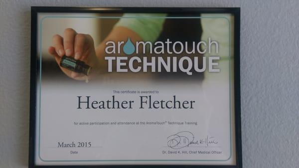 AromaTouch Certification