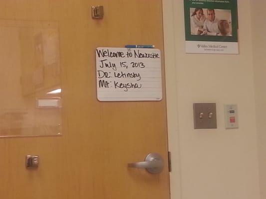 Dr. Letinsky is a very cool doc. Keysha is very nice Rn and Kat is very nice front desk. This is a very professional office.