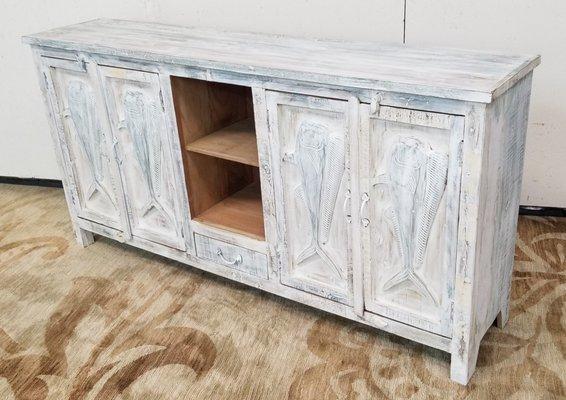 New Reclaimed Wood Multicolor Mahi Entertainment Console