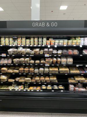 Great assortment of ready made foods to grab and go