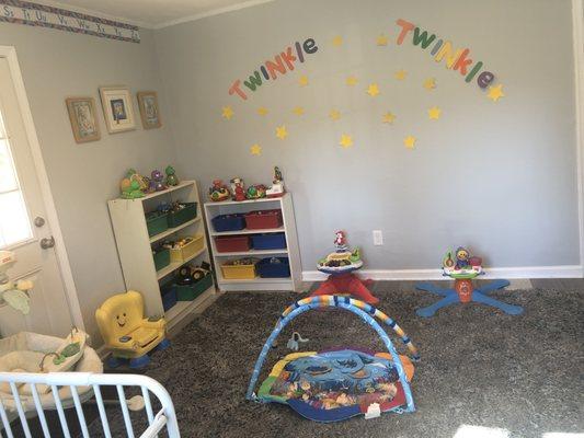 Playroom for infants