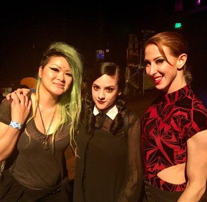 ShadowDance 2017 @ The Oakland Metro Operahouse - my beautiful muses, Kitsune, Wednesday, and Jenny Atomik!