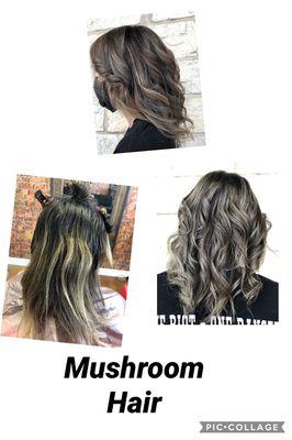 Balayage before and after