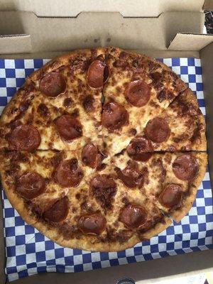 Pepperoni pizza