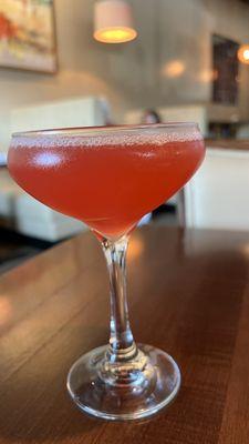 Signature "Spring Rain" W a splash of Hibiscus syrup