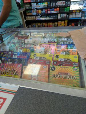 Those that wanted gambling to return to Texas fought hard and about 25 years ago got the scratch off! now theyre everywhere.Look at those $$